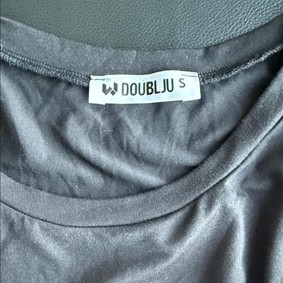 Doublju Black Sleeveless Mini Dress Little Black Dress Layers Staple - Picture 2 of 6